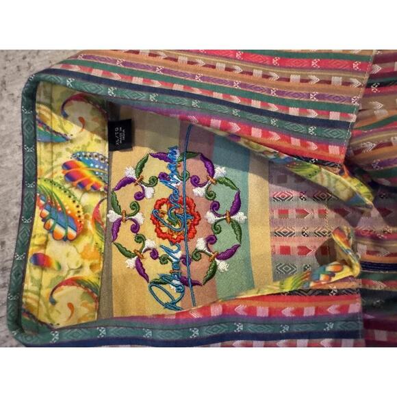 Robert Graham Men's Casual Button-Up Shirt - Striped Pattern, Size XL - Picture 2 of 6